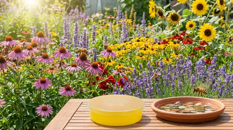 How do I feed bees in my garden? Avoid Sugar Water & Plant a Natural Bee Buffet