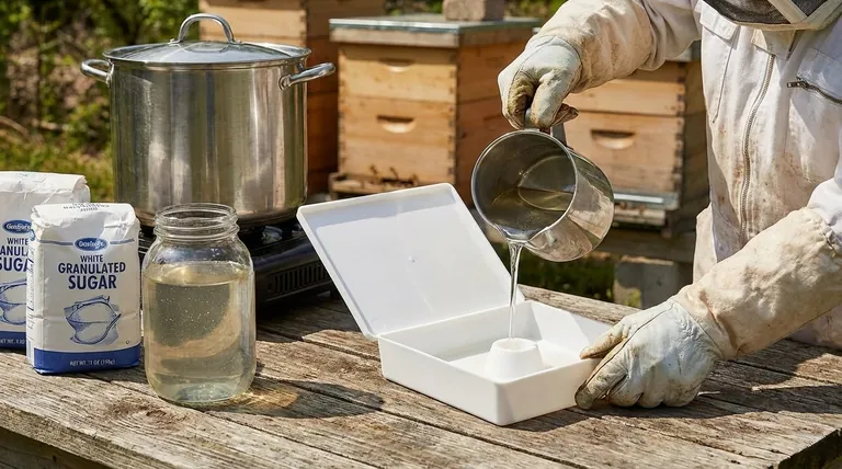 벌꿀 시럽 만드는 방법? 건강하고 번성하는 벌집을 위한 간단한 가이드