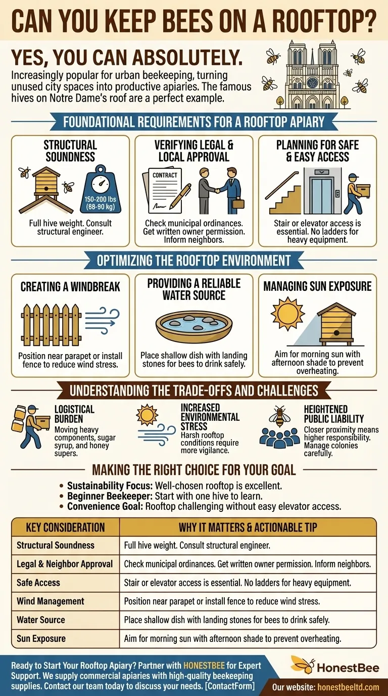 옥상에서 벌을 키울 수 있나요? 성공적인 도시 양봉을 위한 가이드 시각적 가이드