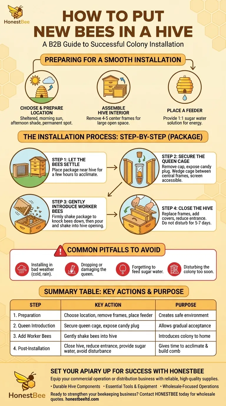 Como colocar abelhas novas em uma colmeia? Um Guia Passo a Passo para uma Colônia Próspera Guia Visual