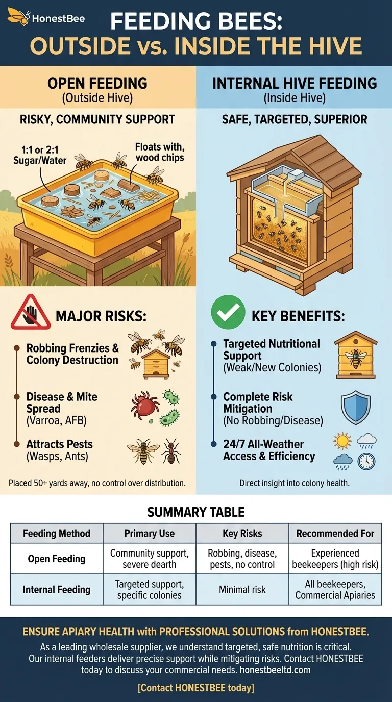 Come si nutrono le api al di fuori dell'alveare? Comprendere i rischi e le alternative sicure Guida Visiva