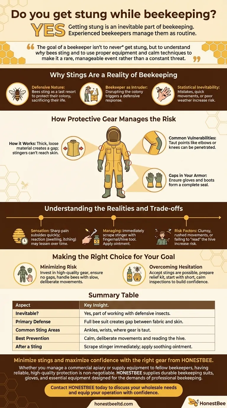 Werden Sie beim Imkern gestochen? Die unvermeidliche Realität & wie man damit umgeht Visuelle Anleitung