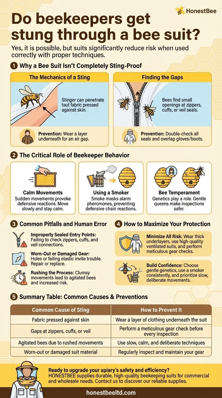 양봉가는 벌 보호복을 입어도 벌에 쏘일 수 있나요? 올바른 장비로 보호를 극대화하세요 시각적 가이드