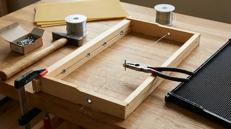 Como alambrar um quadro de abelhas? Um guia passo a passo para um favo de mel forte e durável