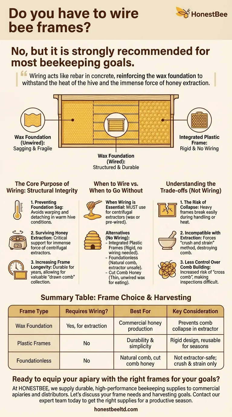 ミツバチの巣枠にワイヤーを張る必要がありますか？巣枠の強度とハチミツ採取の必須ガイド ビジュアルガイド