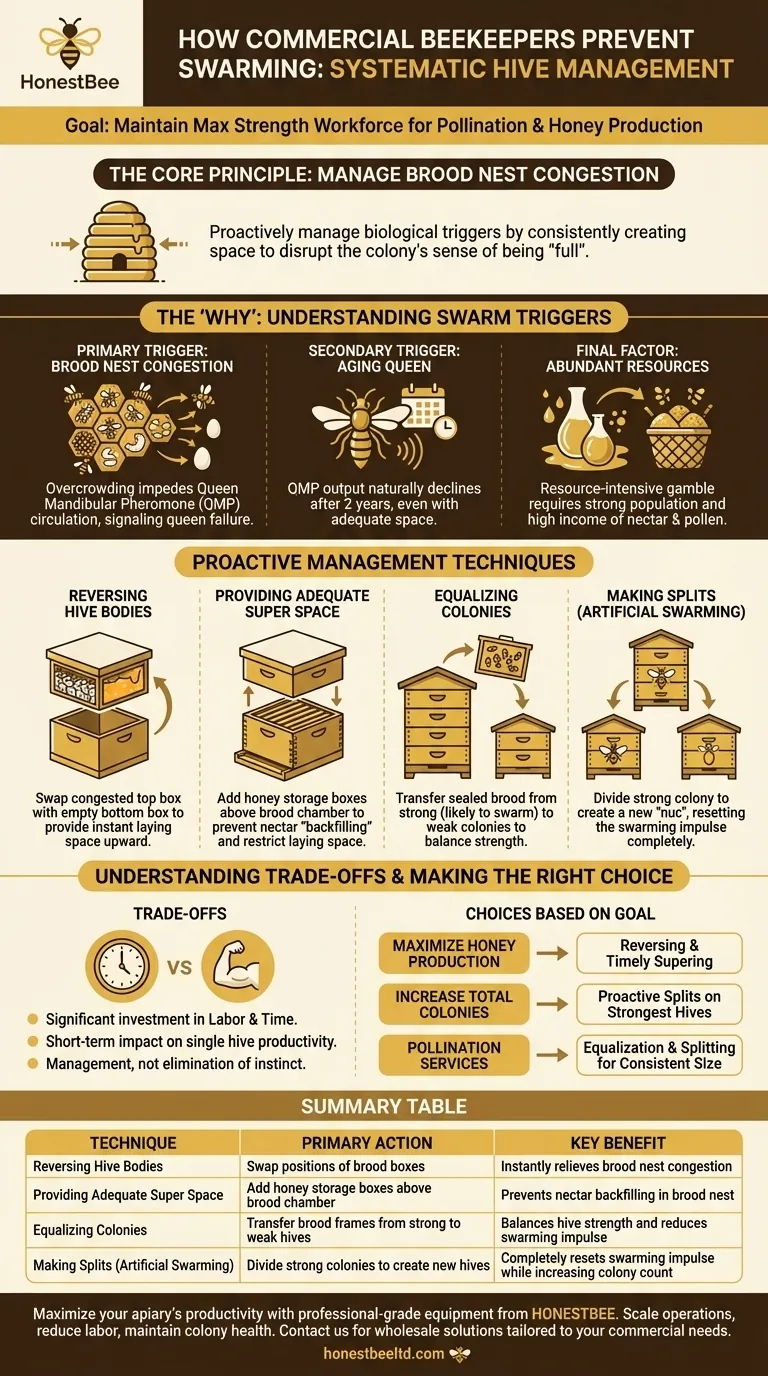 Come fanno gli apicoltori commerciali a prevenire lo sciamare? Padroneggiare la gestione proattiva dell'alveare Guida Visiva