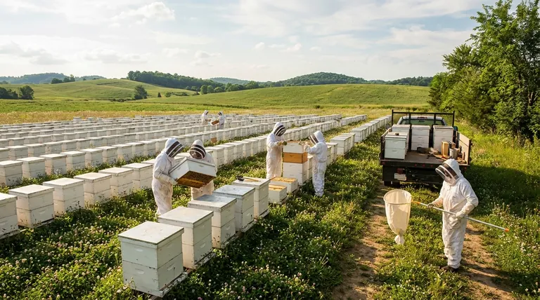 상업 양봉업자들은 군집 분봉을 어떻게 예방하나요? 선제적인 벌통 관리를 마스터하세요