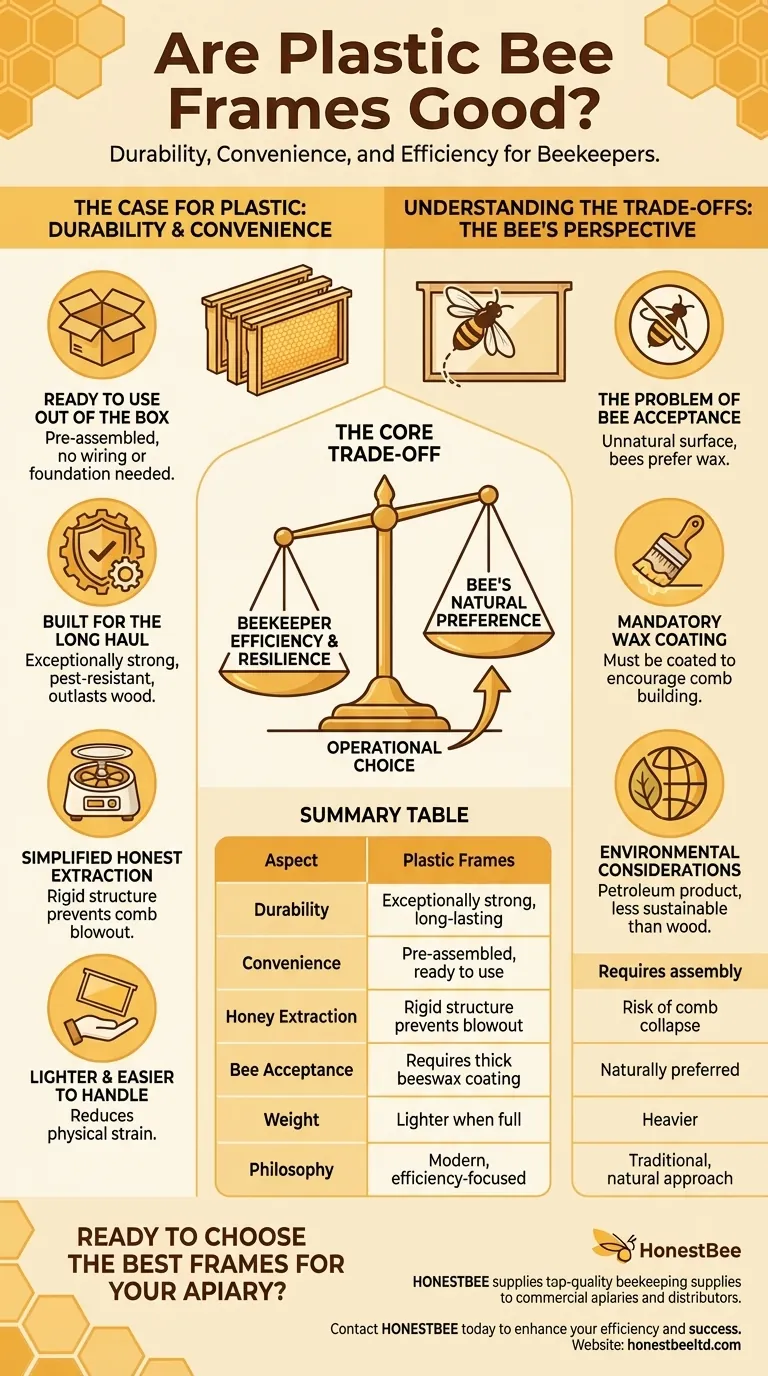 Are plastic bee frames good? A Guide to Durability, Efficiency & Bee Acceptance Visual Guide
