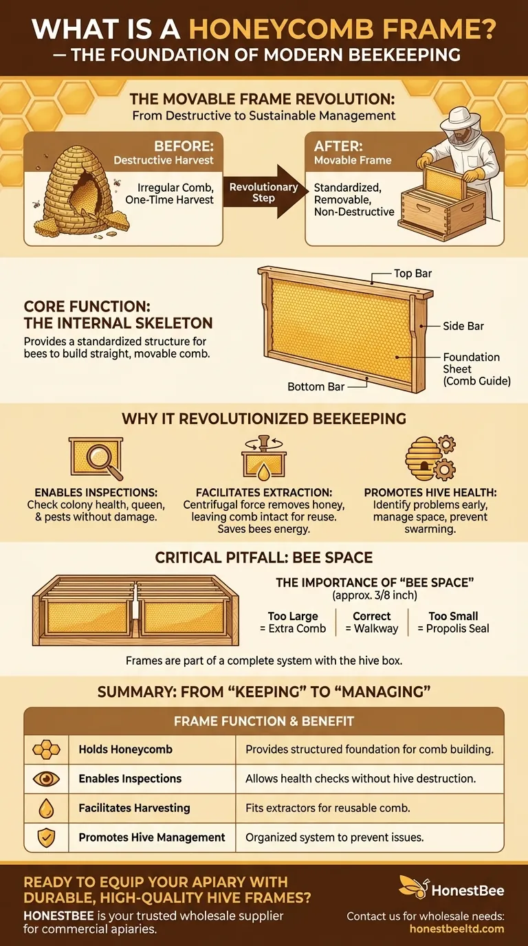 Cos'è un telaio per arnia? La chiave per un'apicoltura moderna e sostenibile Guida Visiva