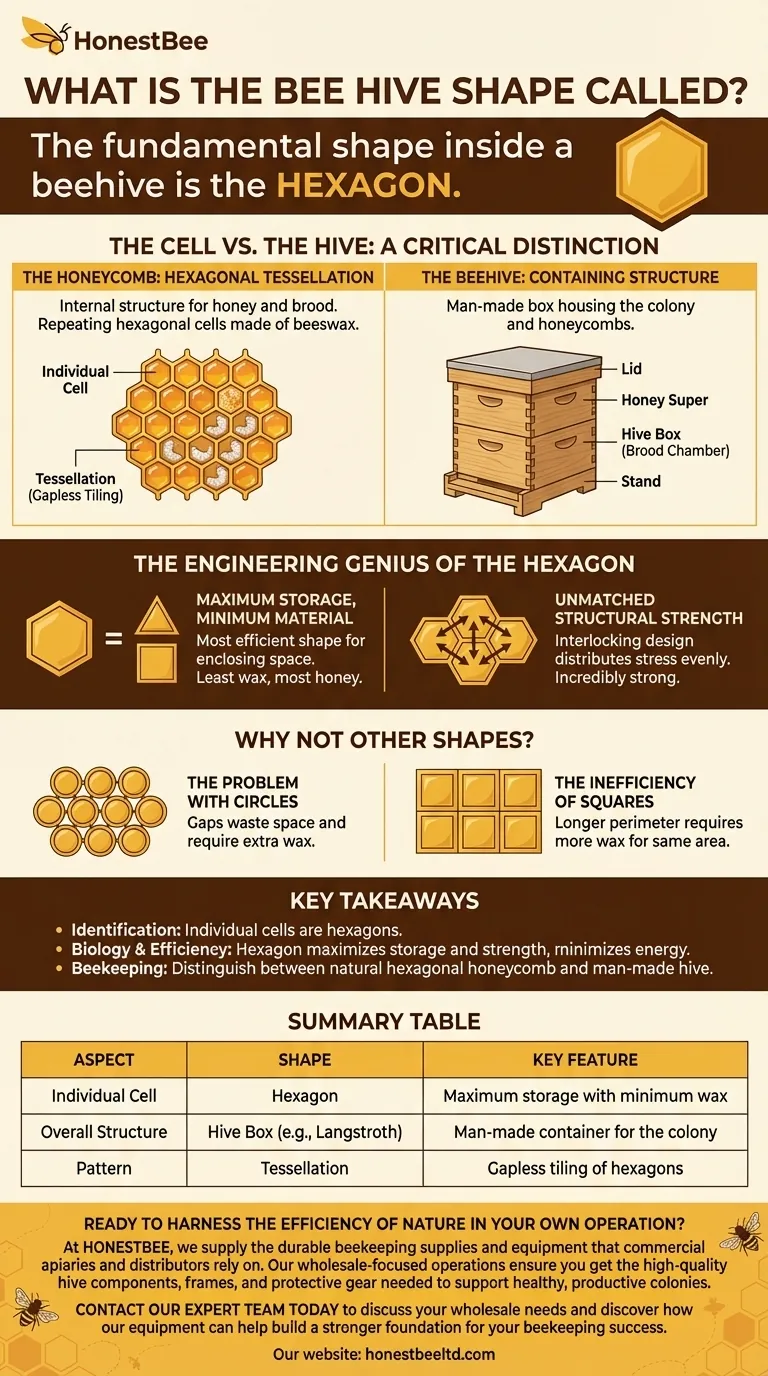 ¿Cómo se llama la forma de la colmena? El papel del hexágono en el sistema de almacenamiento perfecto de la naturaleza Guía Visual