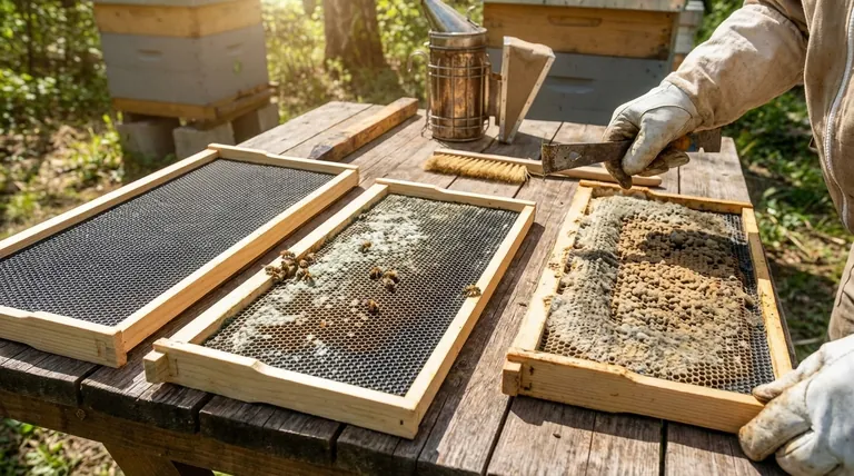 As abelhas conseguem limpar quadros com bolor? Avalie o Risco para a Saúde e Produtividade da Sua Colmeia