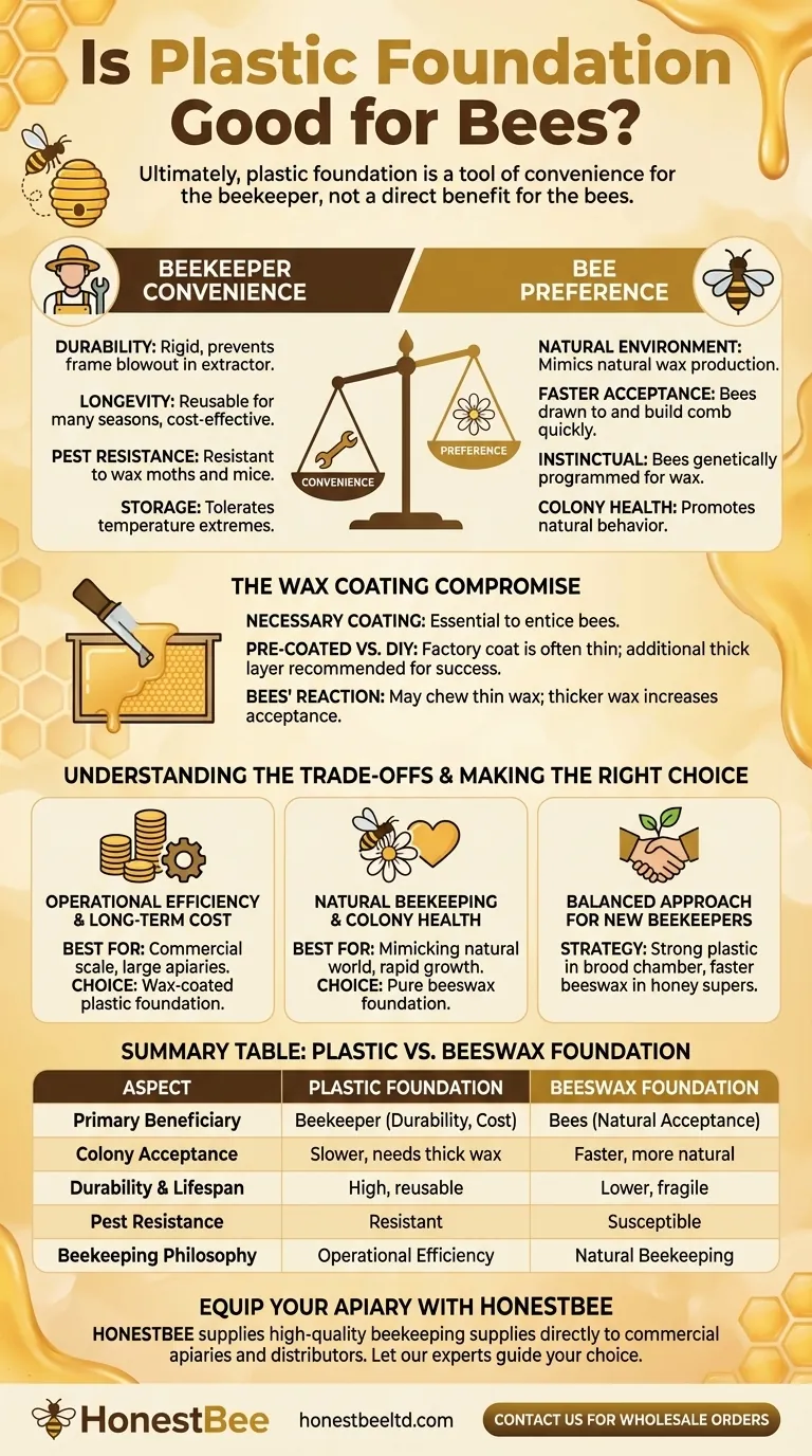 プラスチック製巣礎はミツバチにとって良いのでしょうか？養蜂家の利便性とミツバチの好みのガイド ビジュアルガイド