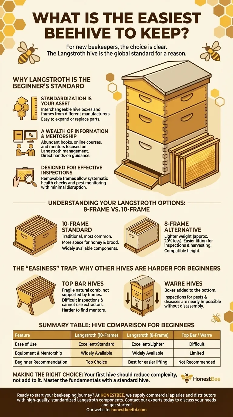 What is the easiest beehive to keep? The Langstroth Hive for Beginner Success Visual Guide