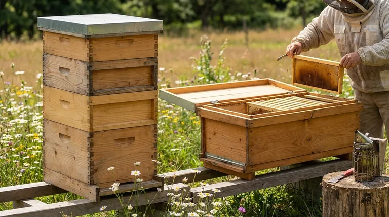 다단트(Dadant)와 레이언스(Layens)의 차이점은 무엇인가요? 양봉 목표에 맞는 벌통을 선택하세요