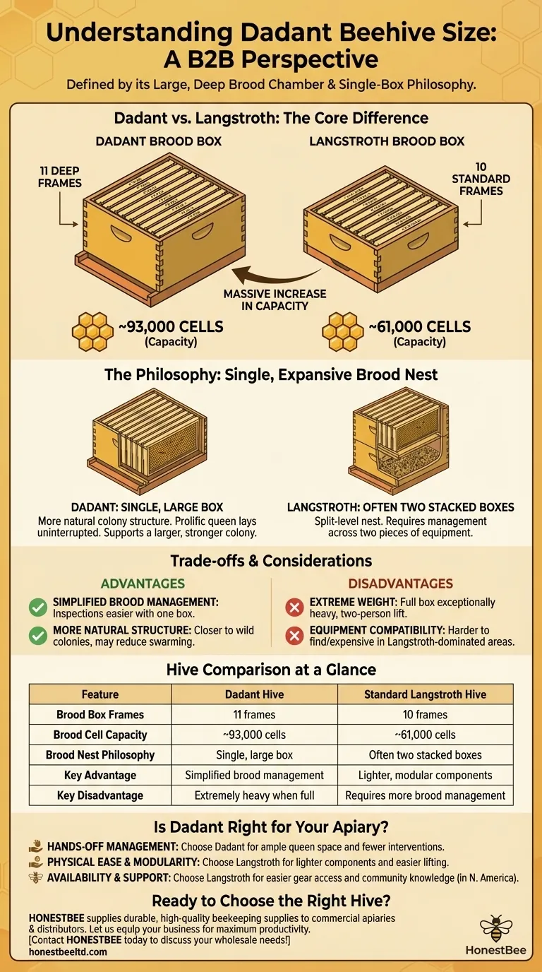 ¿Qué tan grande es una colmena Dadant? Una guía de su gran cámara de cría y su impacto Guía Visual