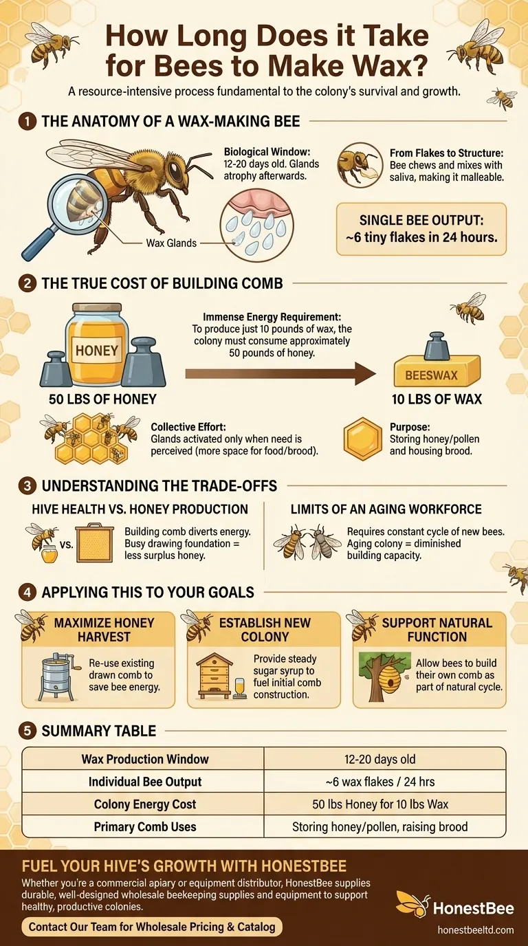 벌이 밀랍을 만드는 데 얼마나 걸릴까요? 벌집 효율성과 꿀 생산 안내 시각적 가이드
