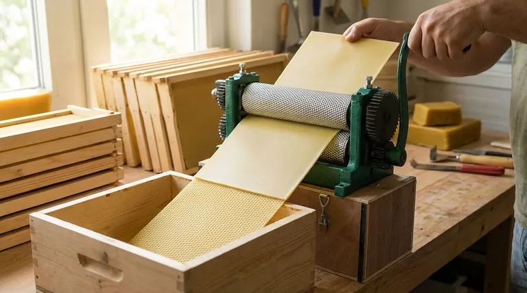 소초(벌집 기초판)는 인간이 만드는 것인가요? 현대 양봉 효율성을 위한 안내서