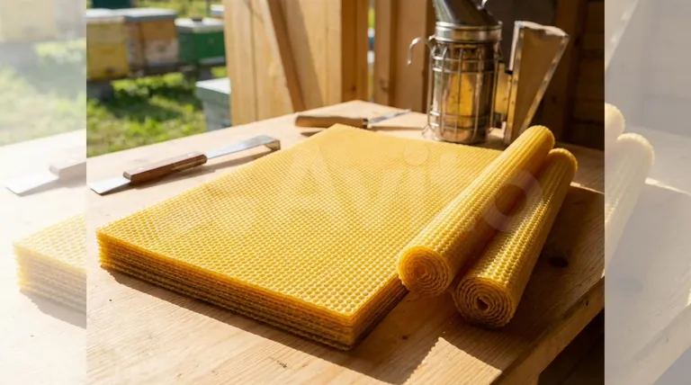 밀랍 시트(Wax Sheet)는 무엇으로 만들어지나요? 건강한 벌통을 위한 순수 밀랍 기초판(Foundation) 가이드