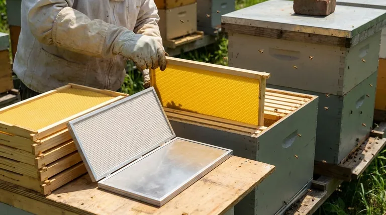 소초(벌집 기초판)의 용도는 무엇인가요? 벌통 생산성과 꿀 수확량을 높이세요