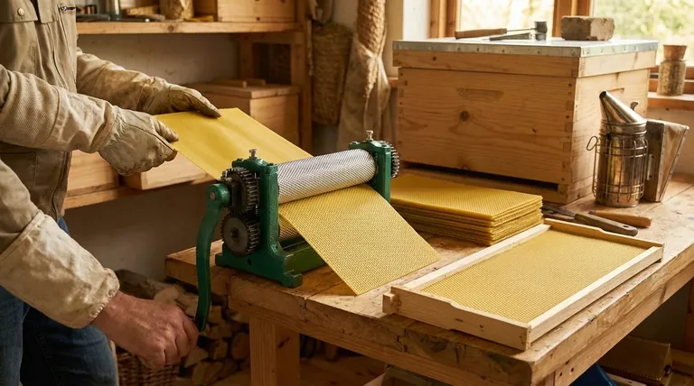 Les humains fabriquent-ils des cires gaufrées ? Maximisez l'efficacité de la ruche avec des guides de rayons préfabriqués