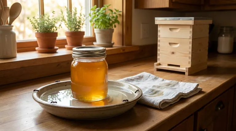 개미가 꿀단지에 들어오지 못하게 하려면 어떻게 해야 할까요? 간단하고 영구적인 해결책