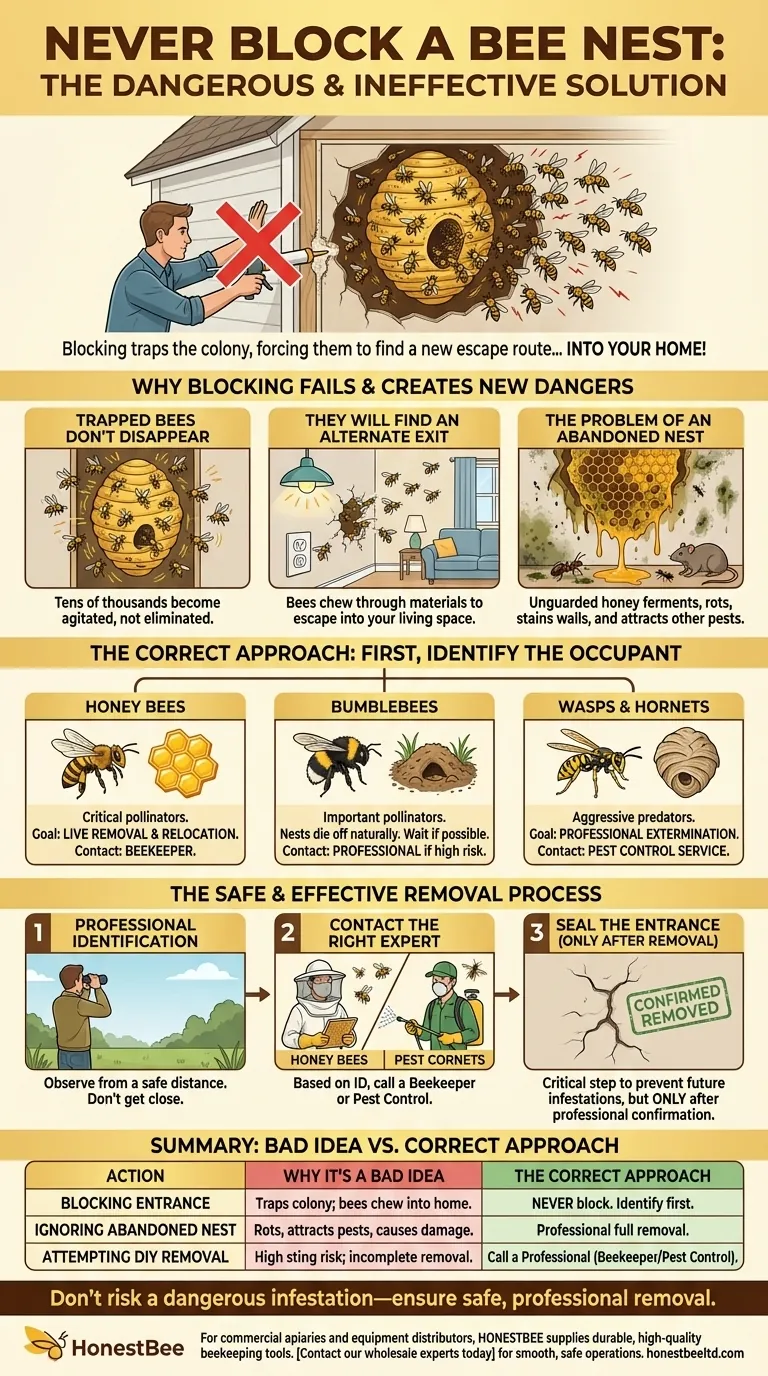 ¿Puedo bloquear la entrada a un nido de abejas? Evite una infestación peligrosa en su hogar Guía Visual