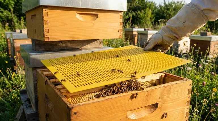 양봉에서 여왕벌 배제기(queen excluder)란 무엇인가요? 벌통 관리 및 꿀 생산 가이드