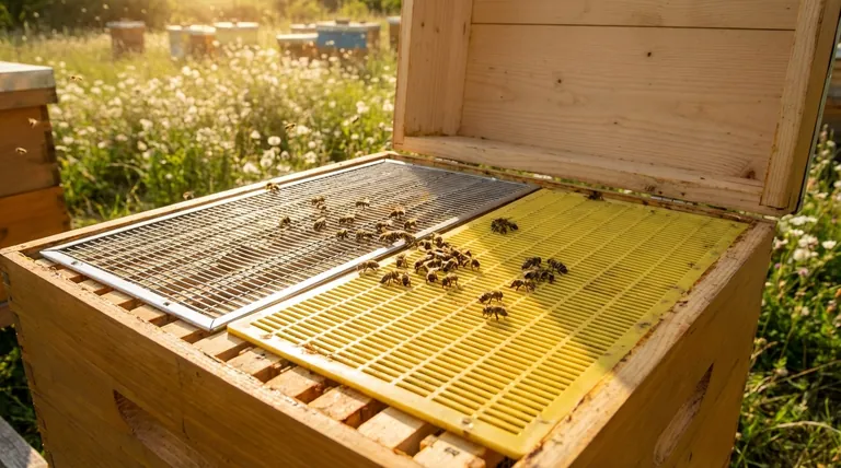 Qual é melhor, o excluidor de rainha de plástico ou de metal? Um guia para o sucesso da colmeia a longo prazo