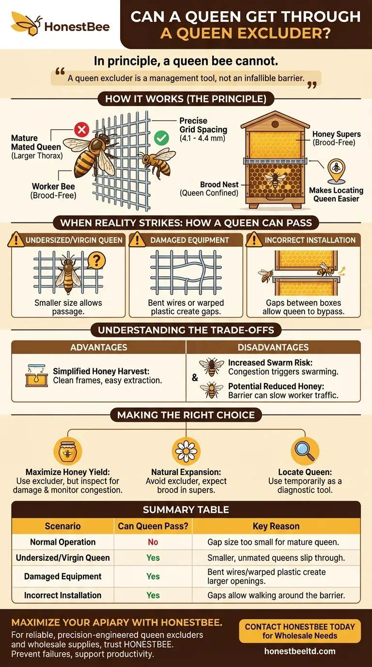 Can a queen get through a queen excluder? A Guide to Preventing Hive Failures Visual Guide