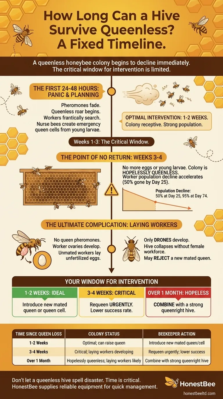 一个蜂群在没有蜂王的情况下能存活多久？拯救蜂群的关键倒计时 图解指南