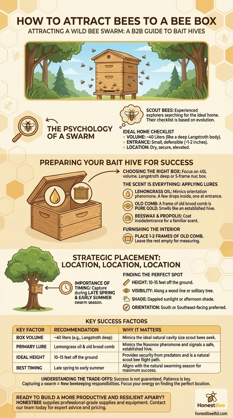 Como atrair abelhas para uma caixa de abelhas? Domine a arte de capturar enxames para o seu apiário Guia Visual
