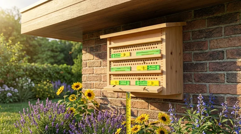ミツバチの家は地面からどのくらいの高さに設置すべきですか?ミツバチの安全のために理想的な6~7フィートの高さを実現しましょう