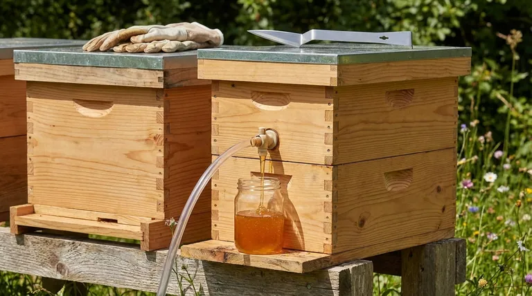 탭이 있는 벌통은 무엇인가요? 쉬운 꿀 수확을 위한 플로우 하이브를 알아보세요