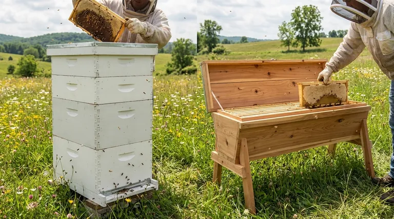 Qual a diferença entre a colmeia Langstroth e a colmeia de barra superior? Um Guia para Escolher o Seu Estilo de Apicultura