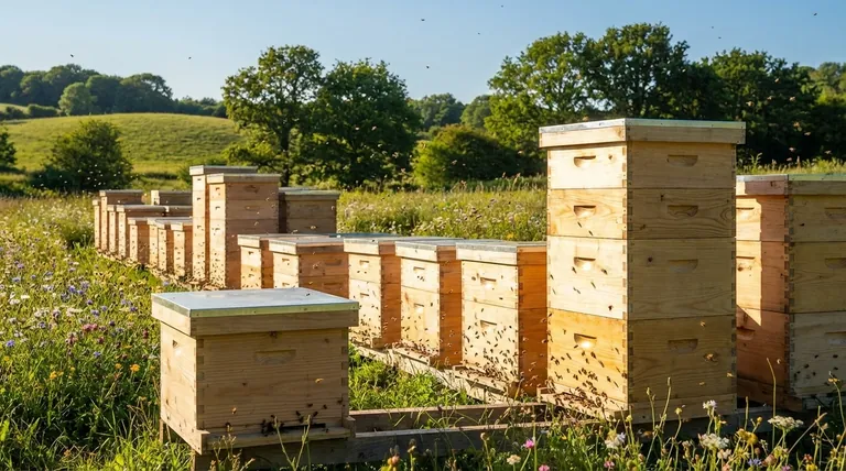 어떤 벌통이 꿀을 가장 많이 생산할까요? 랭스트로스 확장형 디자인이 수확량을 극대화합니다
