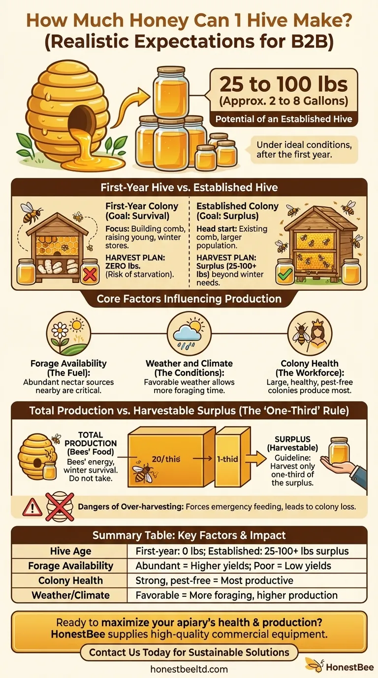 Quanto mel uma colmeia pode produzir? Um Guia Realista para Colheitas Sustentáveis Guia Visual