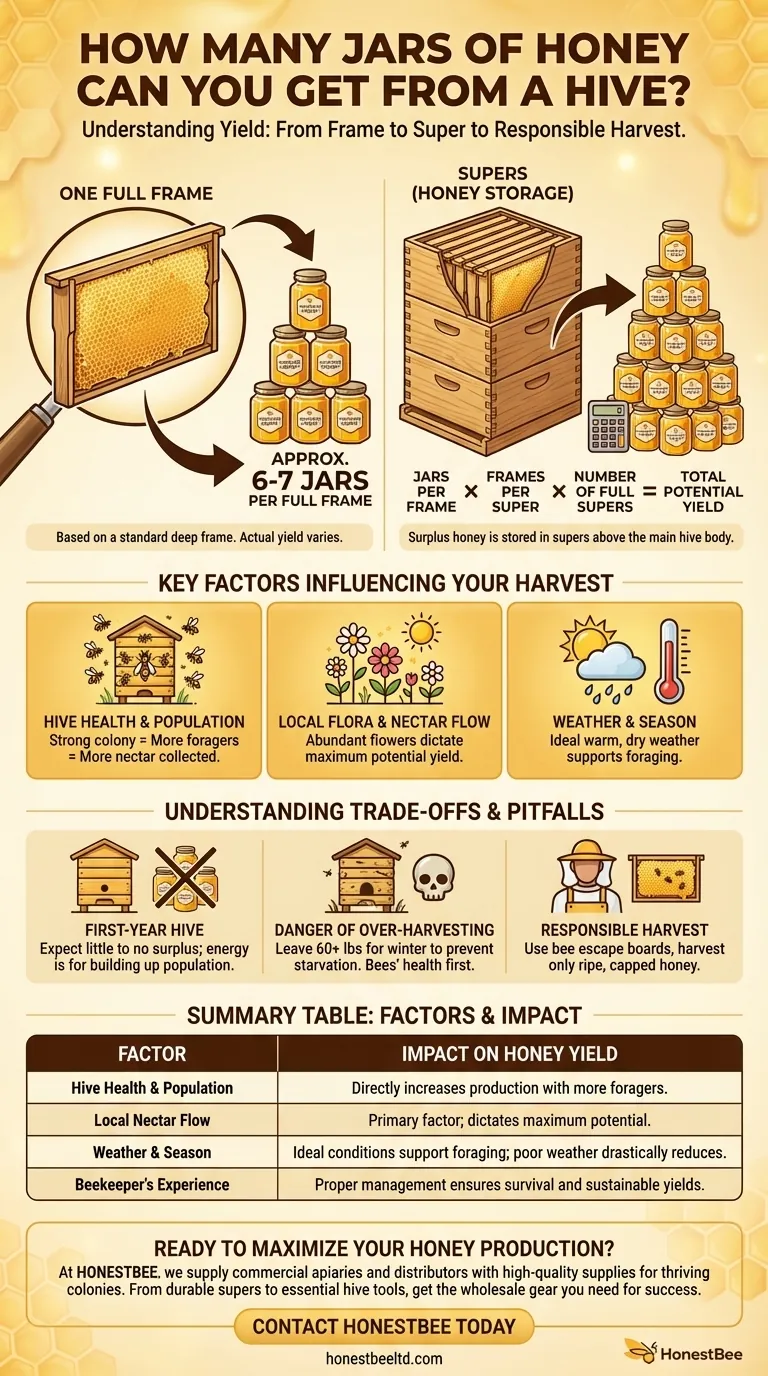 ¿Cuántos frascos de miel se pueden obtener de una colmena? Maximice su rendimiento con una gestión sólida de la colmena Guía Visual