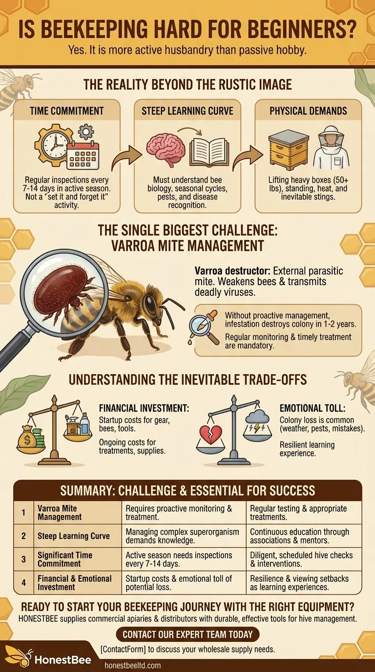 L'apiculture est-elle difficile pour les débutants ? La vérité non fardée sur la gestion moderne des ruchers Guide Visuel
