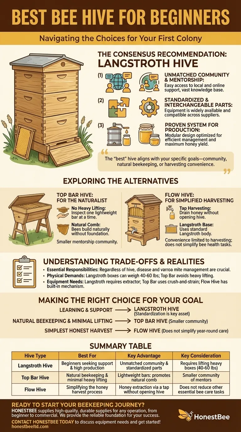 ¿Cuál es la mejor colmena para principiantes? Una guía para elegir tu primera colmena Guía Visual
