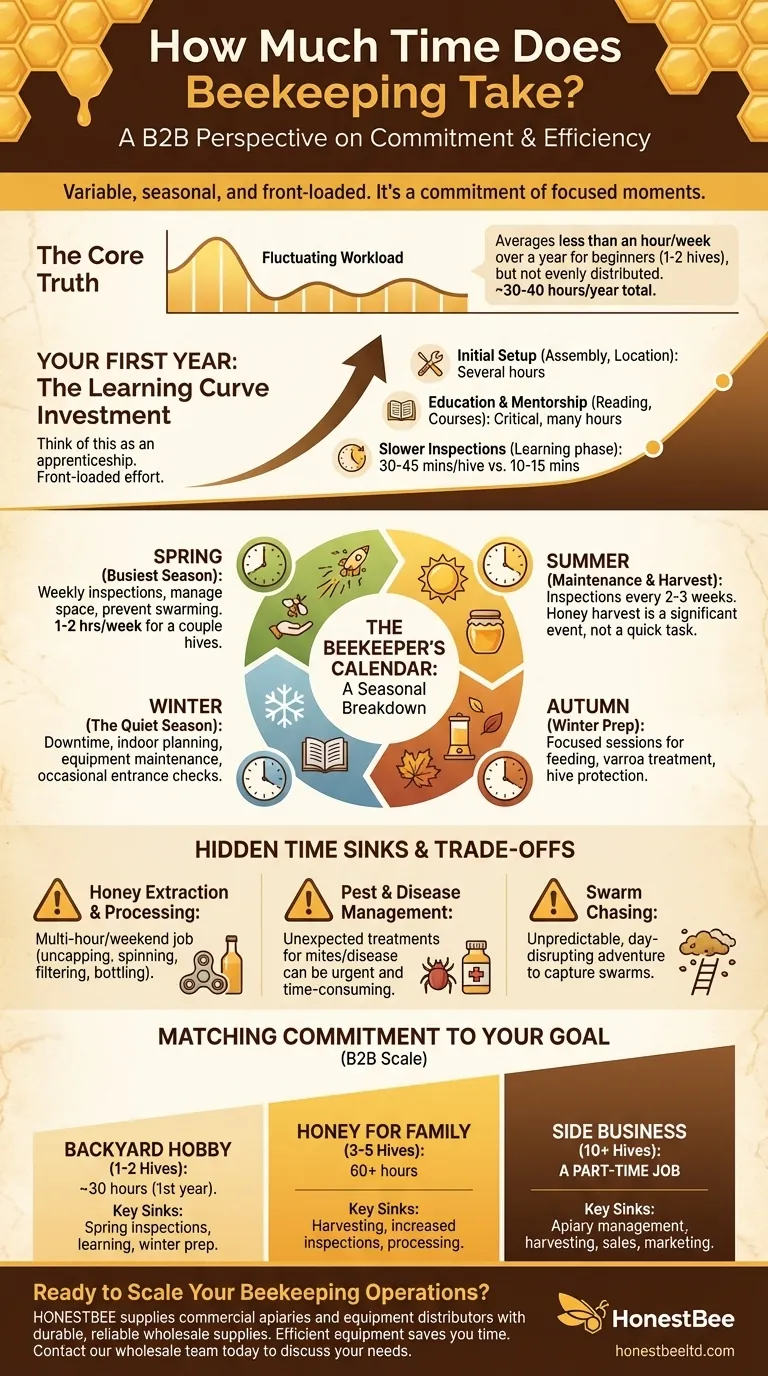 養蜂にはどれくらいの時間がかかりますか？初心者とプロのための現実的な内訳 ビジュアルガイド