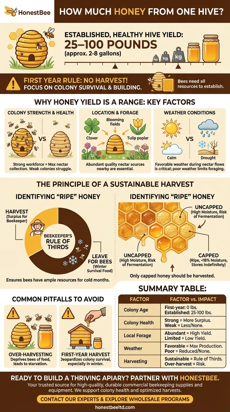 How much honey can I get from one hive? Achieve a Sustainable Harvest with Healthy Hives Visual Guide
