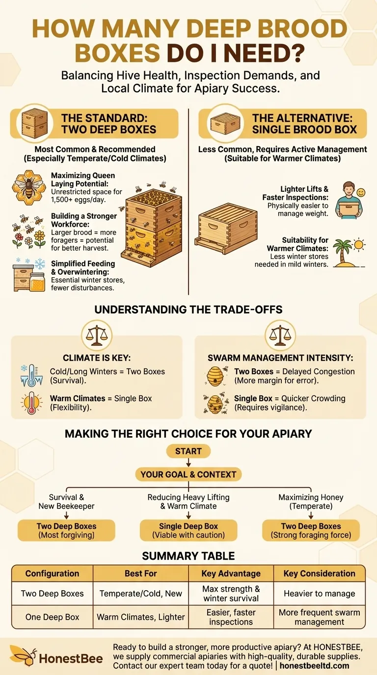 How many deep brood boxes do I need? The Essential Guide for Hive Strength & Winter Survival Visual Guide