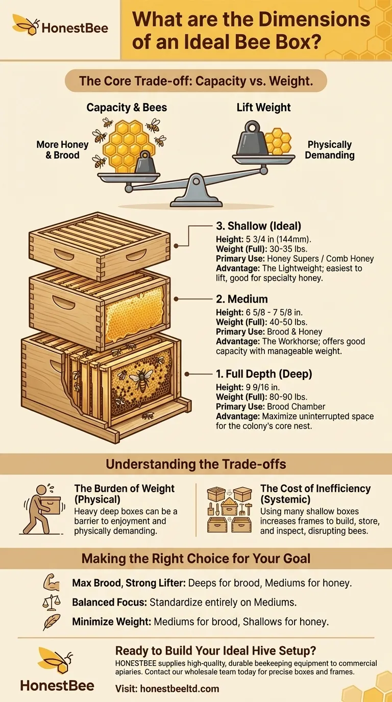 Wie sind die Maße einer idealen Bienenkiste? Wählen Sie die richtige Größe für den Erfolg Ihres Bienenstocks Visuelle Anleitung