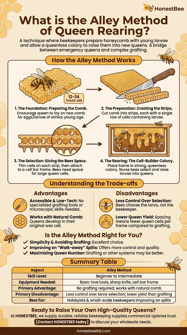 여왕벌 육종의 앨리 방법이란 무엇인가요? 양봉가를 위한 간단하고 저기술 가이드 시각적 가이드