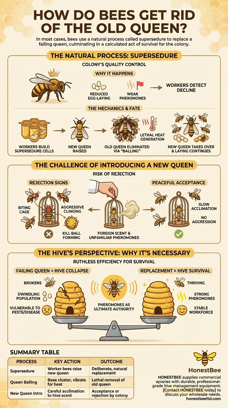 Como as abelhas se livram da rainha velha? Entendendo o Instinto de Sobrevivência da Colônia Guia Visual