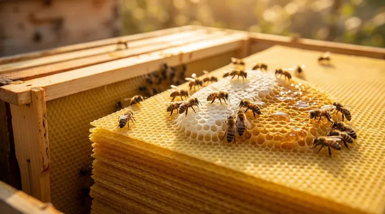 蜂蜡巢础如何影响蜂蜜产量?通过高效蜂箱管理提高蜂蜜产量