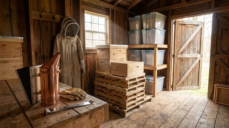 蜂箱设备应如何储存以防潮?防止霉菌、腐烂和生锈