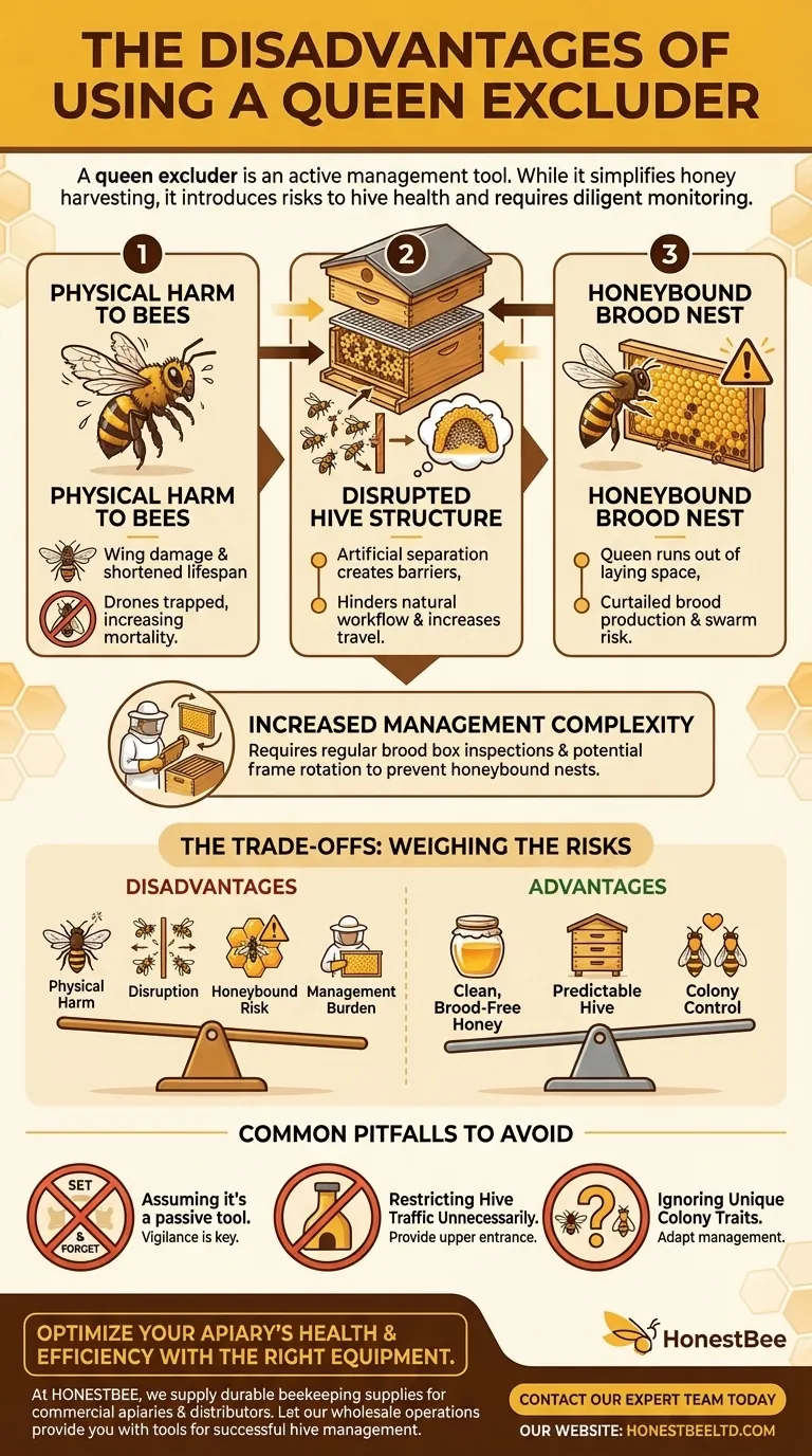 女王蜂排除器を使用するデメリットとは？ミツバチの健康と生産性ガイド ビジュアルガイド