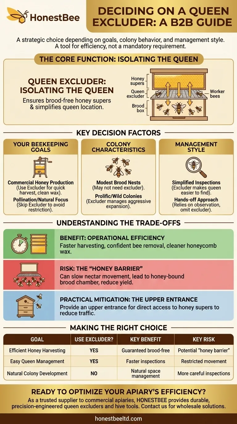 Quelles considérations faut-il prendre en compte lors de la décision d'utiliser un séparateur de reine ? Optimisez votre récolte de miel et la gestion de votre rucher Guide Visuel