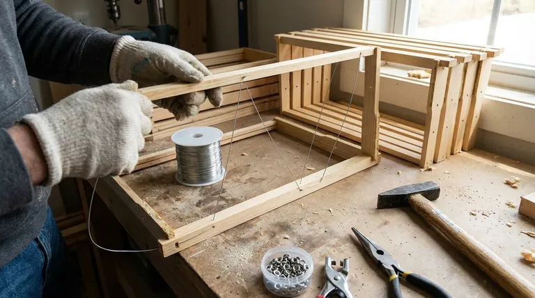 Wie wird Draht durch den Rahmen gefädelt? Eine Schritt-für-Schritt-Anleitung für dauerhaften Halt